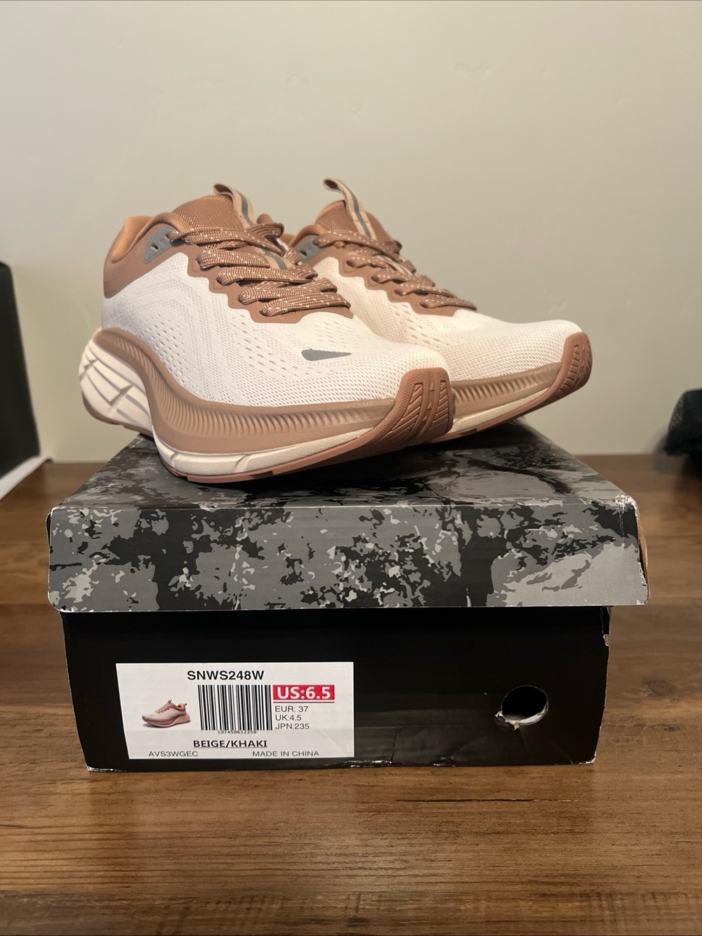 Nortiv 8 Women’s Running Sneakers - Beige/Khaki
